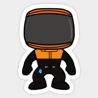 Lando Norris Custom Bobblehead - 2022 Season Miami GP Special Sticker